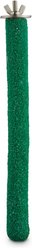 Happy Beaks by A&E Cage Company Sand Covered Bird Perch, Green, Small