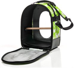 Happy Beaks by A&E Cage Company Soft Sided Travel Bird Carrier, Green, Small slide 2 of 3