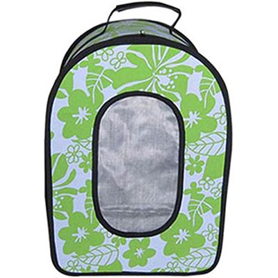 Happy Beaks by A&E Cage Company Happy Beaks by A&E Cage Company Soft Sided Travel Bird Carrier, Green, Large