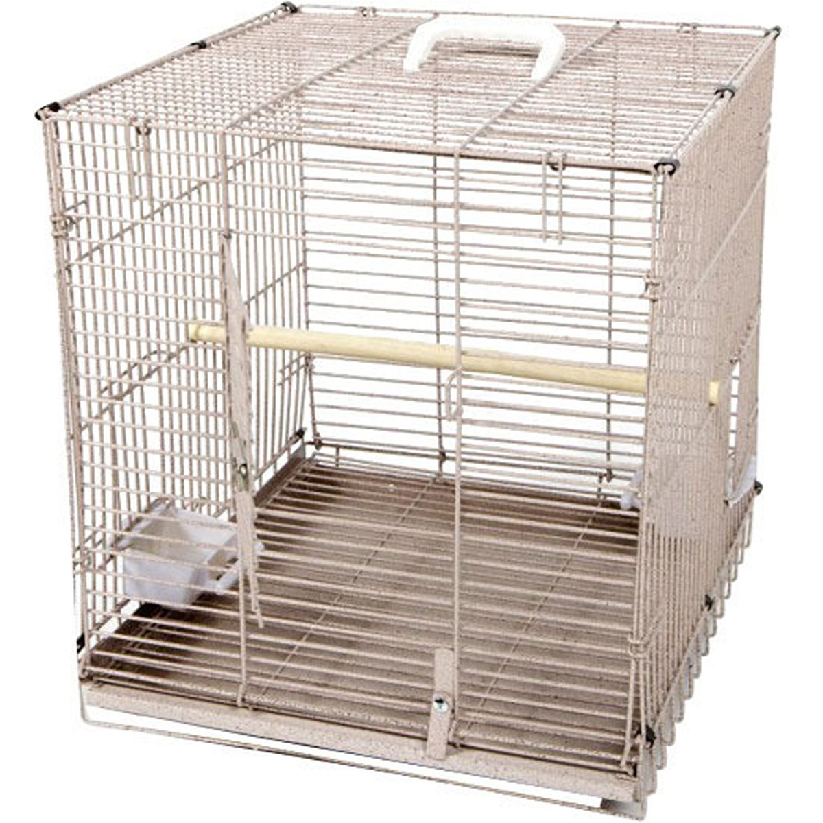 A&E Cage Company Folding Travel Bird Carrier, sandstone