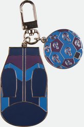 pupp st. Block Party Keychain Dog Collar Accessory, Purple