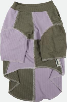 Show full view: pupp st. Hester Dog Shirt, Lilac/Grey, Small slide 3 of 5