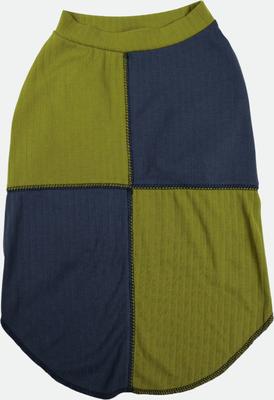 Show full view: pupp st. Hester Dog Shirt, Olive/Grey, Small slide 2 of 4