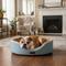 Show in main carousel: Kylinsure Waterproof Comfort Orthopedic Dog & Cat Sofa Bed with Removable Cover & Ice Pad, Blue, Large slide 1 of 11