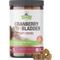 Show in main carousel: Strawfield Pets Cranberry Hickory Bacon Flavored Chews Bladder & UTI Support Supplement for Dogs, 120 count slide 1 of 10