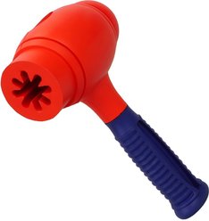 Petopia Hammer Dog Chew Toy, X-Large: 6.88-in, Red/Blue