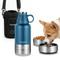 Show in main carousel: PawsPik Travel 3-in-1 Dog Water Bottle & Bowl Set, Blue slide 1 of 11