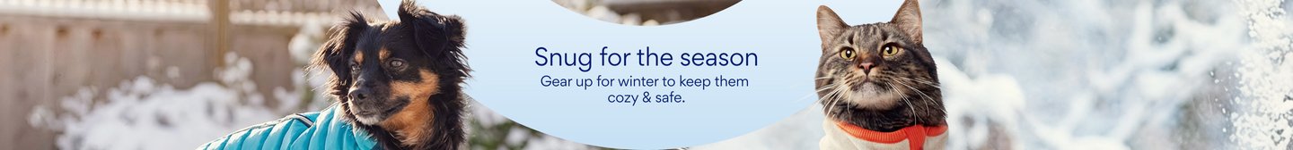 Snug for the season. Gear up for winter to keep them cozy & safe. Shop now.