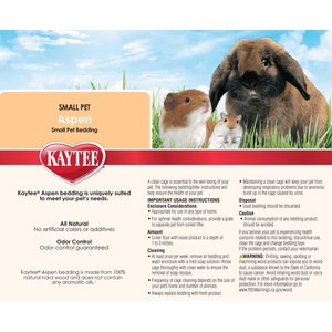 Kaytee Aspen Small Animal Bedding, 226.5-L