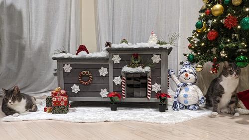 Show full view: Aivituvin Insulated Warm Liner for Outside Winter Cat House slide 9 of 12