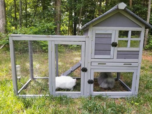 Show full view: Aivituvin XZ7002 Two Story with No Leak Tray Bunny Hutch slide 7 of 11