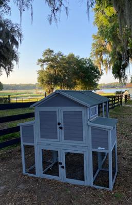 Show full view: Aivituvin AIR48 Large Chicken House, 6 to 8 Chicken Capacity slide 7 of 10