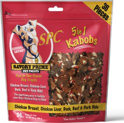Savory Prime SPC Kabobs Dog Treats, 24-oz bag, 36 count