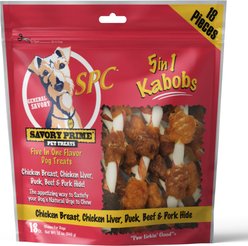 Savory Prime SPC Kabobs Dog Treats, 12-oz bag, 18 count
