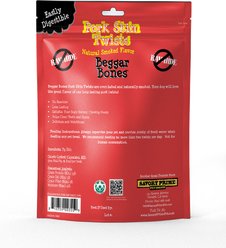 Savory Prime Beggar Bones Pork Skin Twist Dog Treats, 20.7-oz bag, 21 count slide 2 of 2