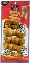 Savory Prime Beggar Bone Pork Wrap Mini Dog Treats, 3.4-oz bag, 7 count