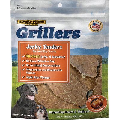 Savory Prime Savory Prime Grillers Chicken Tenders Jerky Dog Treats, 16-oz bag
