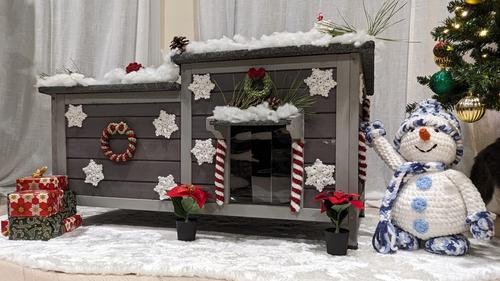 Show full view: Aivituvin Insulated Warm Liner for Outside Winter Cat House slide 8 of 12