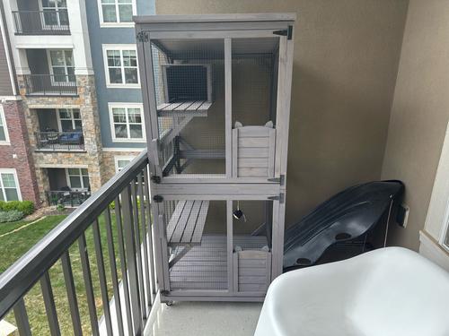 Show full view: Aivituvin Catio Outdoor Cat House slide 9 of 11