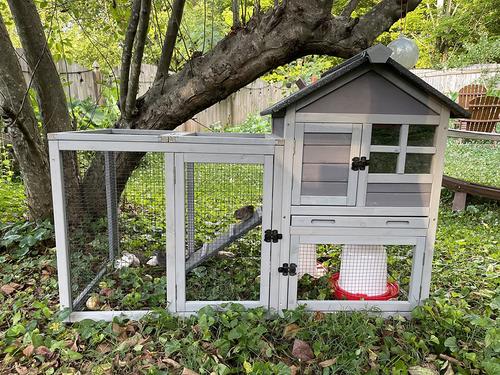 Show full view: Aivituvin XZ7002 Two Story with No Leak Tray Bunny Hutch slide 8 of 11
