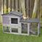 Show in main carousel: Aivituvin 33.4-in Outdoor Rabbit Hutch slide 2 of 8