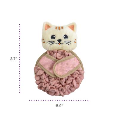 Show full view: Catstages Kitty Snuffle Mat Cat Toy, Pink slide 6 of 7