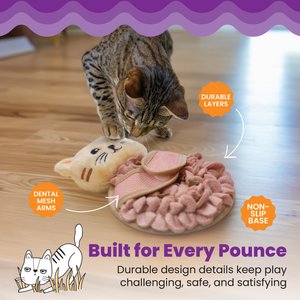 Catstages Kitty Snuffle Mat Cat Toy, Pink