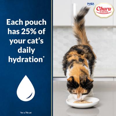 Show full view: Inaba Churu Entrée Kitten Chicken Recipe with Tuna Grain-Free, High Moisture, Prebiotic Pate Wet Cat Food, 1.76-oz pouch, 6 count slide 6 of 11