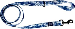 Hamilton Go Boldy Camouflage Adjustable Polyester Standard Dog Leash, Blue, Medium/Large: 6-ft long, 1-in wide
