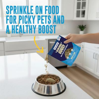 Show full view: Icelandic+ Viking Boost Cod Skin Dog & Cat Food Topper, 4-oz bag slide 7 of 8