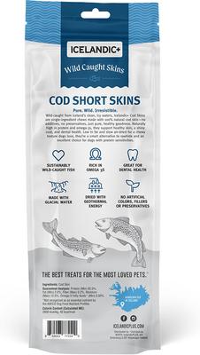 Show full view: Icelandic+ Short Cod Skin 8 to 10-in Strips, 3 count slide 3 of 7