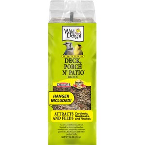 Wild Delight Deck, Porch N' Patio Block Wild Bird Food, 16-oz bag