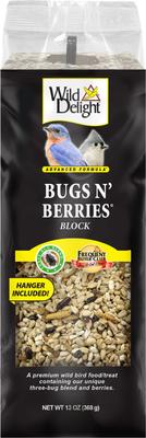 Show full view: Wild Delight Bugs N' Berries Block Wild Bird Food, 12-oz bag slide 2 of 9