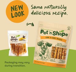 Pet 'n Shape All-Natural Chicken Hide Twists Dog Treats, 16-oz bag slide 2 of 8