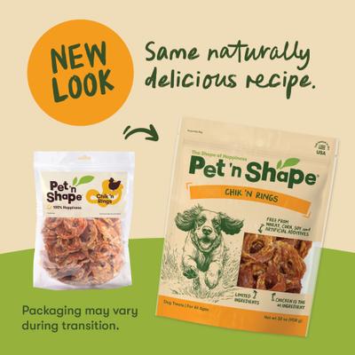Show full view: Pet 'n Shape Chik 'n Rings Dog Treats, 2-lb bag slide 3 of 11