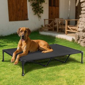 Veehoo Cooling Elevated Dog Bed, Black, XX-Large