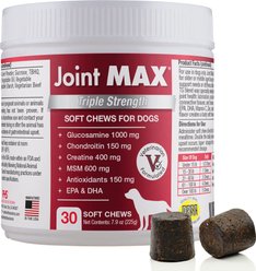 Joint MAX Triple Strength Soft Chew Joint Supplement for Dogs, 30 count