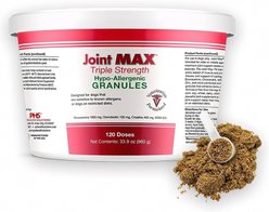 Joint MAX Triple Strength Hypo-Allergenic Granules for Dogs, 120 doses