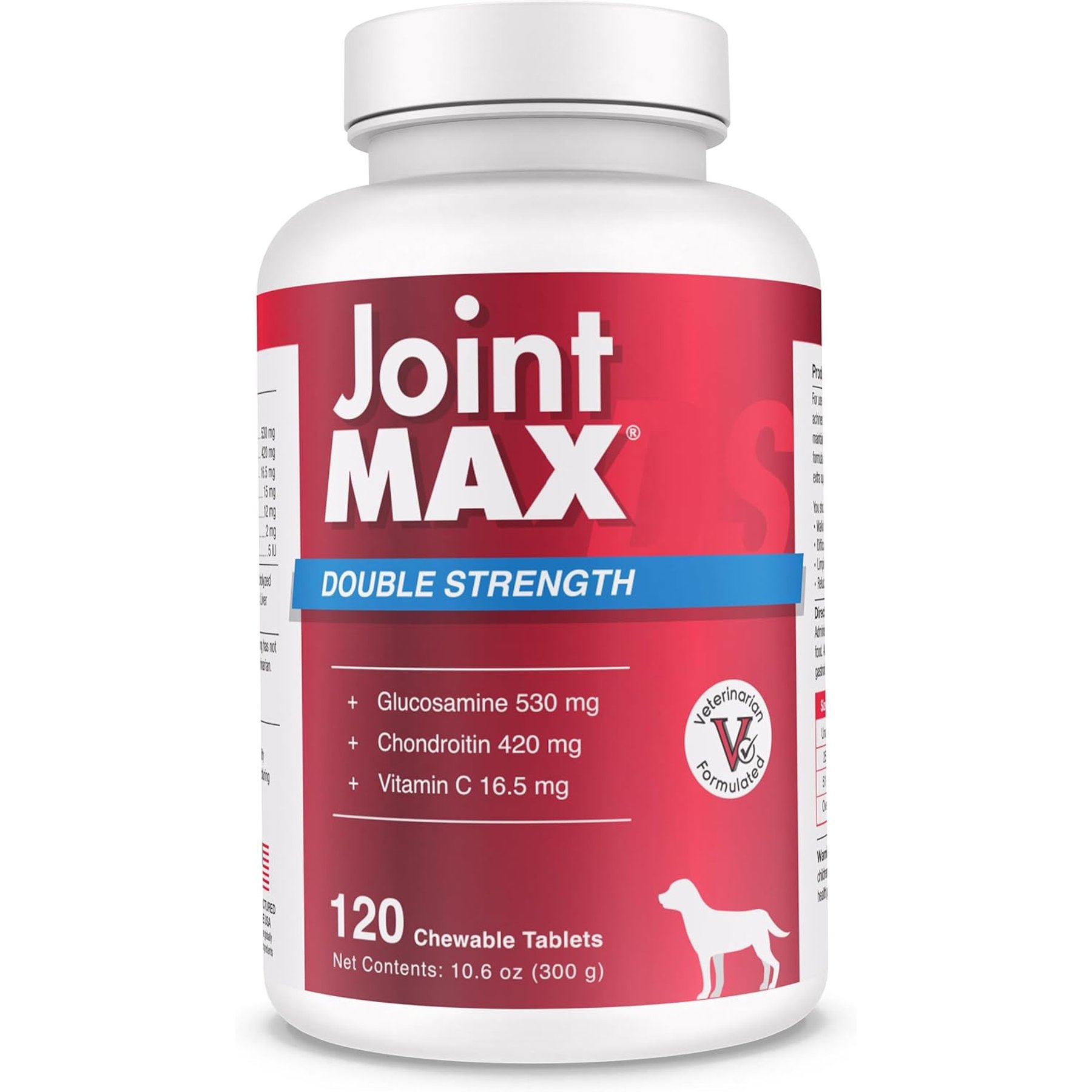 Joint MAX Double Strength Chewable Tablets for Large Dogs, 120 count