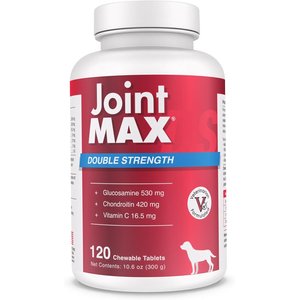 Joint MAX Double Strength Chewable Tablets for Large Dogs, 120 count