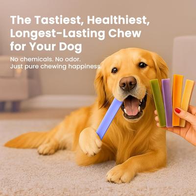 Show full view: Kathmandus Blueberry Flavored Yak Dog Chew Treats, Large: 6-in, 4 count slide 8 of 12