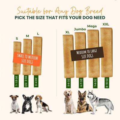 Show full view: Kathmandus Himalayan Yak Dog Chew Treats, Mega: 8-in, 1 count slide 3 of 12