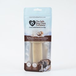 Safe Dog Chew Coconut Flavored Yak Dog Himalayan Chew Treats, Large: 6-in