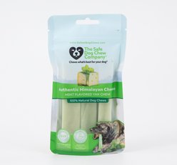 Safe Dog Chew Mint Flavored Yak Dog Himalayan Chew Treats, Small: 4-in, 3 count