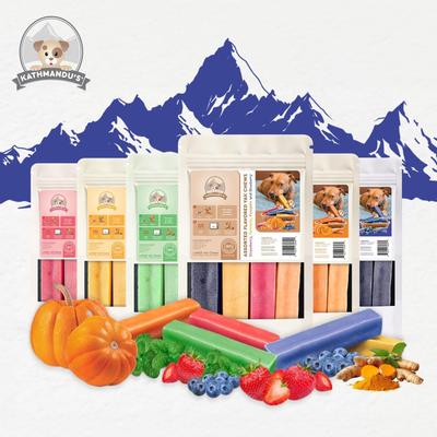Show full view: Kathmandus Blueberry Flavored Yak Dog Chew Treats, Large: 6-in, 4 count slide 10 of 12