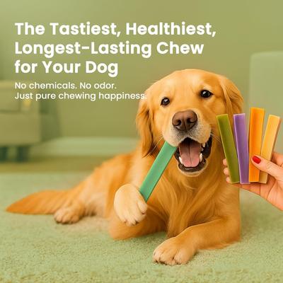 Show full view: Kathmandus Mint Flavored Yak Dog Chew Treats, Large: 6-in, 4 count slide 6 of 12