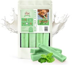 Kathmandus Mint Flavored Yak Dog Chew Treats, Large: 6-in, 4 count
