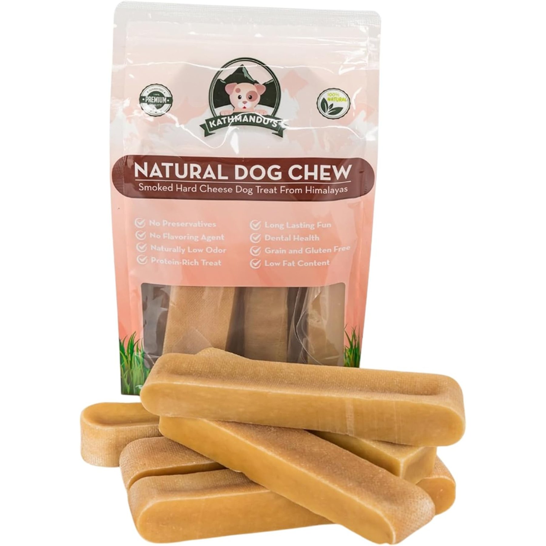 Kathmandus Himalayan Yak Dog Chew Treats, X-Large: 7-in, 6 count