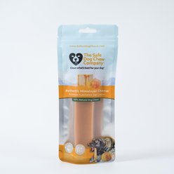 Safe Dog Chew Pumpkin Flavored Yak Dog Himalayan Chew Treats, Large: 6-in