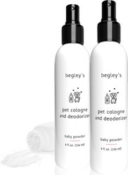 Begley's Pet Cologne & Deodorizer, Baby Powder, 8-oz, 2 count slide 1 of 7